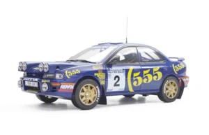 SUN-STAR 1:18 SUBARU IMPREZA 555 N 2 WINNER RALLY NEW ZELAND 1994 McRAE RINGER - Picture 1 of 10