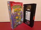 Teenage Mutant Hero Turtles The Invasion of the Punk Frogs PAL VHS Video (A318)