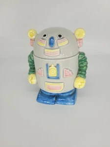 Ceramic Robot Moneybox St Michael Money bank Retro 1986 Kids Childs Money Box - Picture 1 of 7