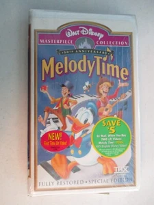Melody Time (VHS 14070, Walt Disney Masterpiece Collection 50th Anniversary) NEW - Picture 1 of 3