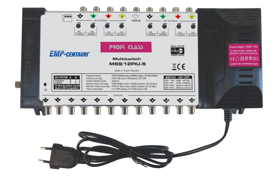 EMP Centauri Profi Class Multischalter 9/12 PIU-5 V10 - Bild 1 von 1