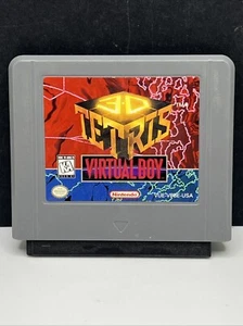 3D Tetris (Nintendo Virtual Boy, 1996) Game Only Authentic - Picture 1 of 3