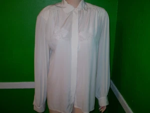 CAMISA EVAN PICONE LÍQUIDA SEDOSA TOP VESTIDO TRAJE BLUSA 8 M venta privada = solo tú - Imagen 1 de 4