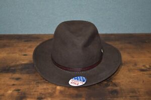 Stetson Cromwell Cowboy Hat (Large, Mink, Wool, Water Repellent, Made in USA)