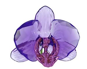SWAROVSKI CRYSTAL FIGURINE 2024 Idyllia SCS Orchid Petal Colored Flower 5569354