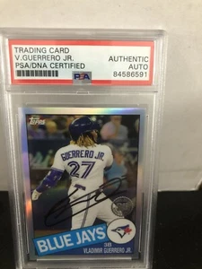 Vladimir Guerrero Jr. Autographed 2020 Topps 35th Card PSA Slabbed - Picture 1 of 4