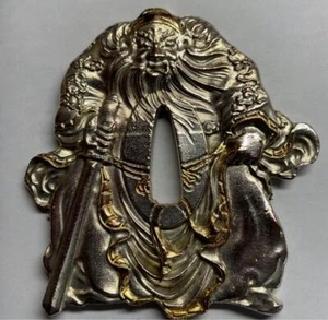 Tsuba (guard) Japanese sword fittings Shoki Copper Samurai From Japan - Picture 1 of 5