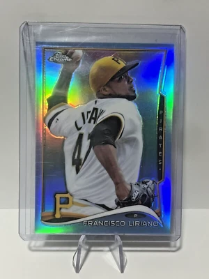 2014 Topps Chrome Blue Refractors #115 Pittsburgh Pirates Francisco Lirianom/199 - Image 1 of 4