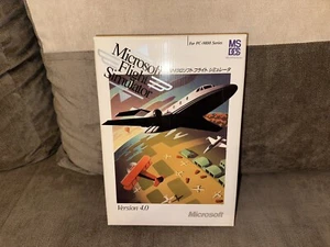 Microsoft Flight Simulator Version 4.0 - Japanese Big Box Edition PC-9800 3,5” - Picture 1 of 7