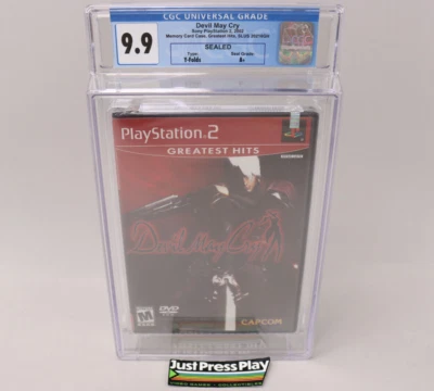 Devil May Cry PlayStation 2 PS2 Greatest Hits w/Sec. Strip CGC 9.9 A+ Unicorn! - Image 1 of 4