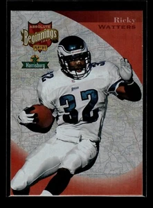 1997 Absolute Beginnings #181 Ricky Watters (VG) (FTB) - Foto 1 di 2