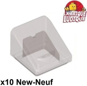 Lego 10x slope brick brique pente 30° 1x1 x2/3 fumé trans black brown 54200 NEUF - Imagen 1 de 1