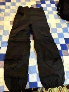 Marmot Thunderlight Pants Gore-tex 3Ply Womens Medium Black Full Zip NICE Light - Picture 1 of 6