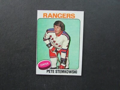 1975-76 Topps Hockey Card #303 Pete Stemkowski - Image 1 of 2