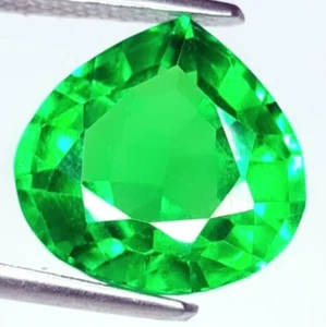 Certified Natural Tsavorite Garnet Loose Gemstone Pear Shape Garnet gem 10.07 Ct - Picture 1 of 10