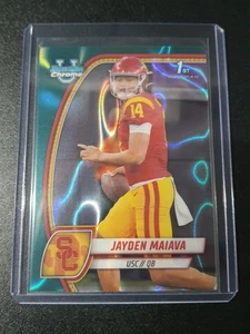 Jayden Maiava - Bowman University 2024 - USC Trojans - 1st Bowman - Teal Lava  - Bild 1 von 2