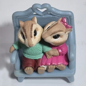1994 Hallmark "Mistel Überraschung" Andenken Ornament Chipmunks - Bild 1 von 9