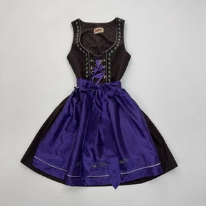 Stockerpoint braun violett deutsch bayrisch Tirol Dirndl Kleid Oktoberfest Gr. 36 - Bild 1 von 10