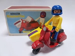 GUISVAL Vespa PX con Sidecar Chiqui Motorista 1/64 Made in Spain scooter in box - Imagen 1 de 12