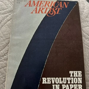 American Artist Magazine August 1977 The Revolution in Paper - Bild 1 von 1