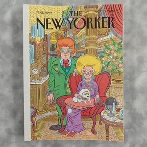 New Yorker Oct 23 2023 Money Issue Daniel Clowes Quiet Luxury Cover Magazine - Picture 1 of 2