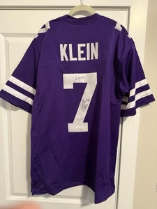 Collin Klein signed Kansas K State Wildcats sewn on XL jersey JSA COA - Picture 1 of 5