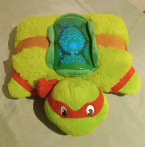 TMNT Pillow Pets Dream Lites Raphael Teenage Mutant Ninja Turtle 2013 Works - Picture 1 of 17