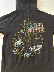 Giacca media con cappuccio e cerniera Lynyrd Skynyrd "Big Wheels Keep On Turning Tour" - Foto 1 di 9