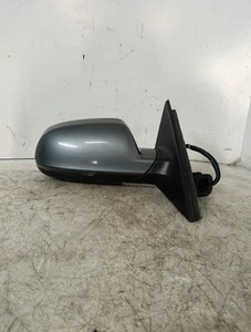 2014 AUDI A4 B8.5 DRIVER SIDE DOOR/WING MIRROR RIGHT LZ7S DAYTONA GREY - Picture 1 of 5