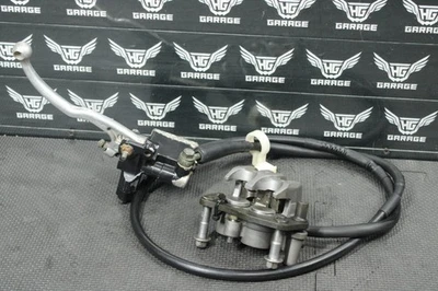 2006 YAMAHA TTR250 OEM NISSIN FRONT BRAKE CALIPER MASTER CYLINDER HOSE ASSEMBLY - Image 1 of 4