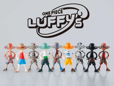 BANDAI Figurines One Piece - Boite de 10 figurines de Luffy - Archive of Adventure [Vol