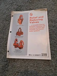 Bell & Gossett Relief and Reducing Valves Sales Brochure Bulletin A-415 1972 - Imagen 1 de 4