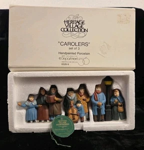 Department 56 Heritage Village "CAROLERS" Porzellan Figuren Retired # 65269 - Bild 1 von 11