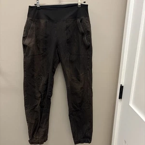 Patagonia Womens Pants/Joggers In Black/ Brown  Organic Cotton Size 8 - Picture 1 of 13