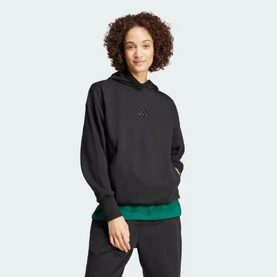 adidas women ALL SZN Fleece Loose Hoodie - Image 1 of 4