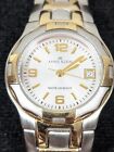 Anne Klein Silver Tone Date Indicator Dial Round Case Two Tone Stainless Watch