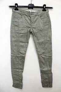 Guess Donna Pantalone Taglia 27/42 Cotone Jeans Verde Pant Woman Pants Logo - Imagen 1 de 12