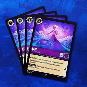 4x JUEGO Elsa El Quinto Espíritu Lorcana Disney 48 Set 5 Cielos Brillantes Congelados - Imagen 1 de 3