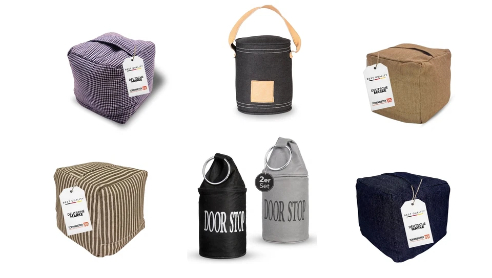 Türstopper Cube Bodenstopper Tür Stopper Türkeil Türsack Dekortiver Türhalter - Bild 1 von 1