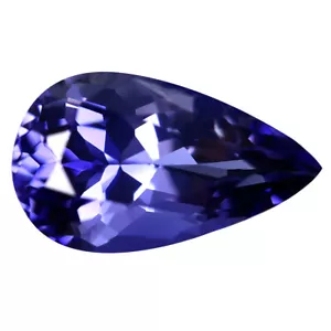 2.16 ct Great looking Pear Cut (12 x 7 mm) (Un-Heated) Vivid Blue Iolite - Picture 1 of 2