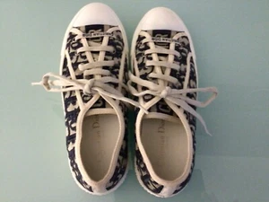 Walk'n'Dior Sneaker Neuwertig, Christian Dior tiefblau Oblique authentifiziert - Bild 1 von 7