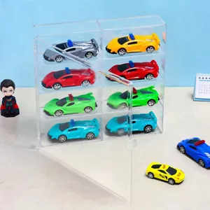 1/64 Hot Wheels Diecast 8 Car Display Case Storage With Locking Latch Stackables - Picture 1 of 18