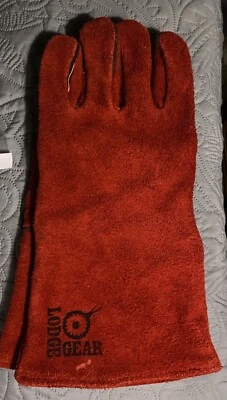 Guantes nuevos Lodge Gear Hot Handle de cuero sartenes calientes o ollas calientes talla única Foto 1 de 4