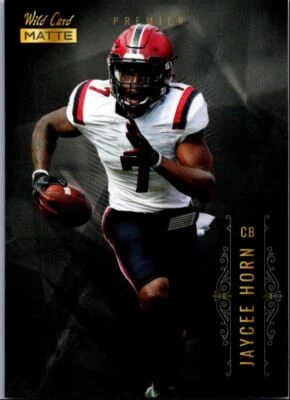 2021 Wild Card Matte Jaycee Horn South Carolina Gamecocks #MBC15 - Image 1 of 2