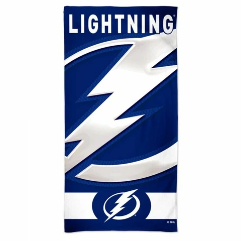 TAMPA BAY LIGHTNING SPECTRA BEACH TOWEL 30"X60" COTTON PLUSH HIGH QUALITY NHL Cover
