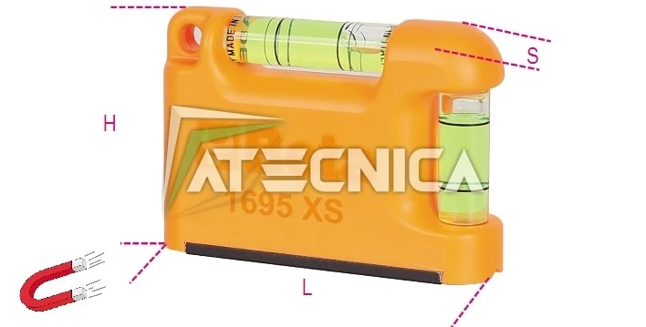 MINI LIVELLA BETA TOOLS 1695XS 1695 XS CON BASE MAGNETICA DIMENSIONI RIDOTTE - Imagen 1 de 1