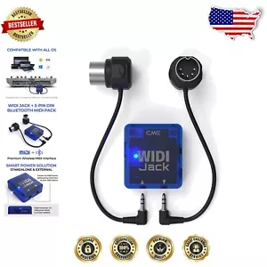 WIDI Bluetooth MIDI Adapter & DIN-5 Cable Pack - Wireless Freedom for Musicians - Picture 1 of 11