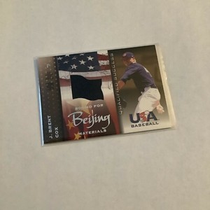 F104,408  2006-07 USA Baseball Bound for Beijing Materials J. Brent Cox JERSEY