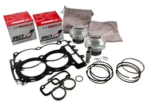 Wiseco Piston Kit Set for 11-14 Polaris RZR XP 900 93mm OEM Bore 10.6:1 Cometic - Picture 1 of 24