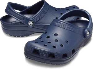 Sandalias sin cordones Crocs clásicas zueco unisex ultraligeras amigables con el agua - azul marino - Imagen 1 de 6